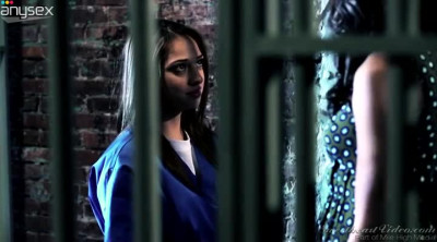 When two lesbians are locked in the prison cell it is going to be hot