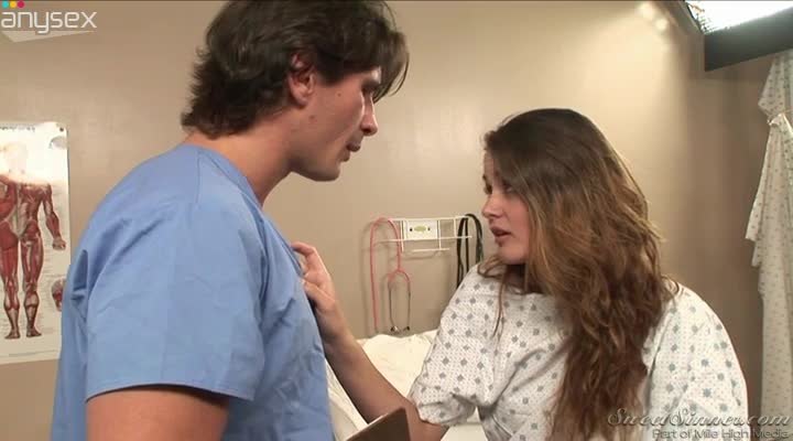 Lusty slutty brunette patient gets her pussy licked by lucky doctor Free Porn Videos | ePornAny.