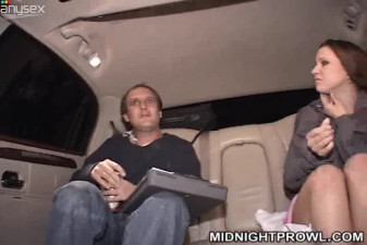 Sweet dark haired filth Anyssa performs solid BJ to her stud in his car