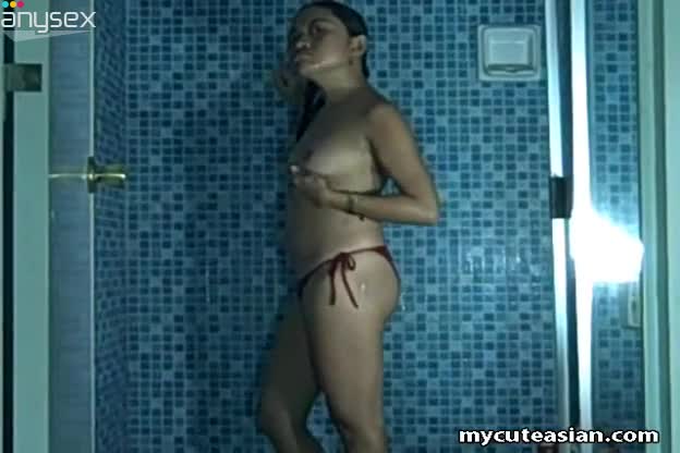 Kinky Asian girl with nice titties takes shower and masturbates Free Porn Videos | ePornAny.