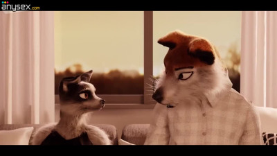 Animated fox and wolf have wild and passionate sex in new furry porn video