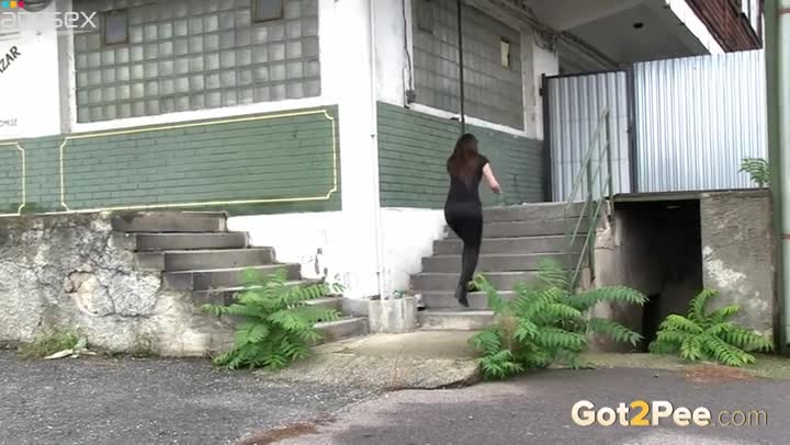 Slim black haired bitch loves pissing outdoors Free Porn Videos | ePornAny.