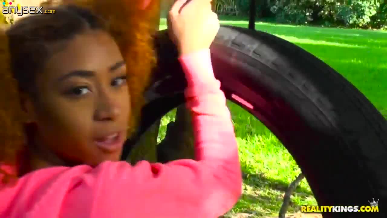 White guy fucks pretty ebony girl Kendall Woods in the park Free Porn Videos | ePornAny.