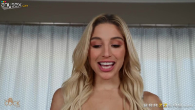 Cock cam video starring white babe Abella Danger sucking BBC