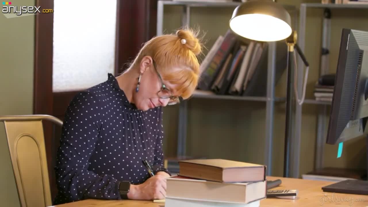 Nerdy librarian Penny Pax gets nasty and licks two juicy pussies right on the table Free Porn Videos | ePornAny.