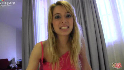 Dumpy blond slut Erika Sevilla sucks sweet cock on POV camera