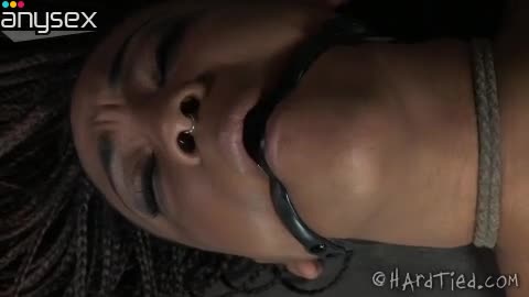 Tied up and restrained black chick gets her pussy toyed Free Porn Videos | ePornAny.