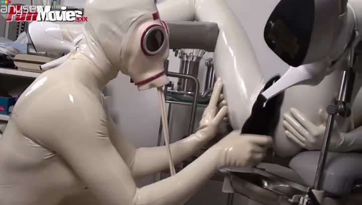 Latex chick gets her pussy examined sitting on a gynochair Free Porn Videos | ePornAny.