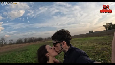 Sexy Fit Latina Teen Gets Fucked And Showered With Jizz In the Middle Of a Green Field