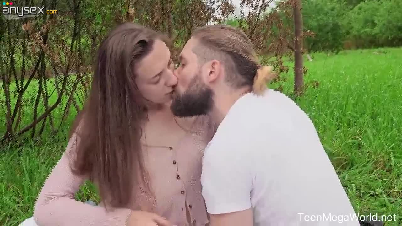 Bearded guy fucks small tittied girlfriend Alice Kingsly in the garden Free Porn Videos | ePornAny.