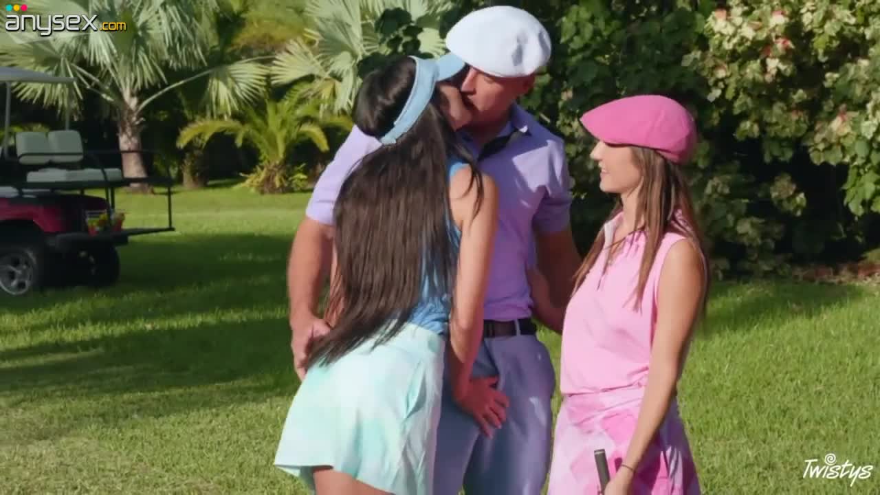 One horny guy fucks two pretty girlfriends after playing golf Free Porn Videos | ePornAny.