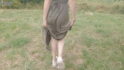 Amateur french forest walk with hot anal fuck outdoor