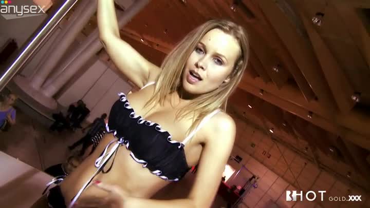 Busty blond teen shows off hot strip dance to her college studs Free Porn Videos | ePornAny.