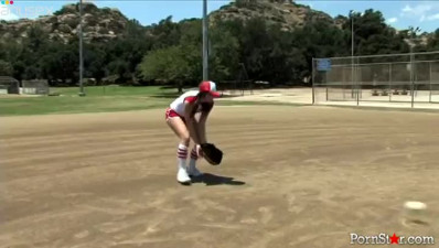 Horny trainer hopes to fuck one of his chicks after nice baseball game