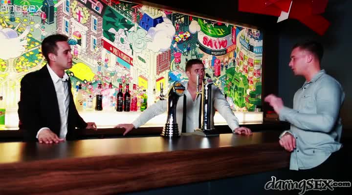 Blond haired bitch meets with two sexy guys in the club. Free Porn Videos | ePornAny.