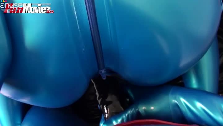 Two brunette whores in a blue latex play on the bed Free Porn Videos | ePornAny.