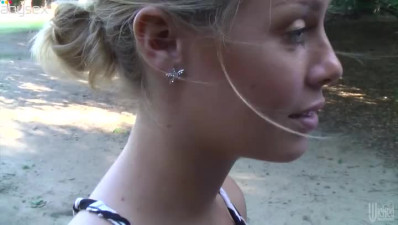 Most beautiful and super sexy chick go fucked outdoors