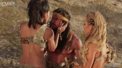 Conan the barbarian loved to penetrate two of his new chicks