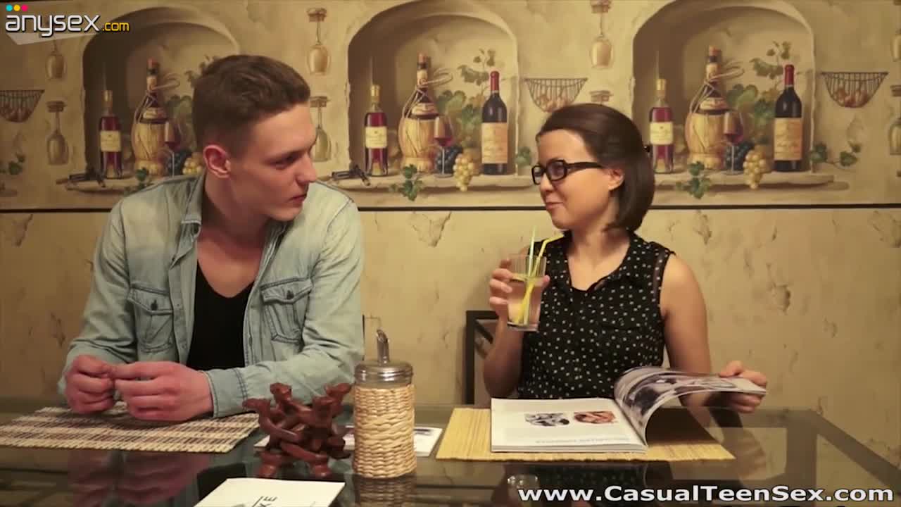 Modest Russian girl in glasses gets messy facial after casual sex with one guy Free Porn Videos | ePornAny.