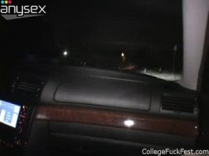 Already drunk straight light haired college girl gives a blowjob for gooey sperm