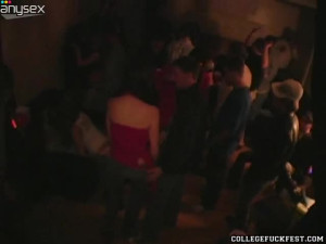 Red head college stundents flash their titties at the party