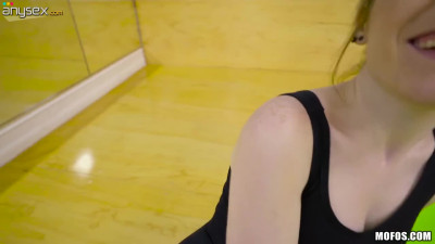 Teen in leg warmers and leotard Alice Merchesi is fucked hard by dance partner