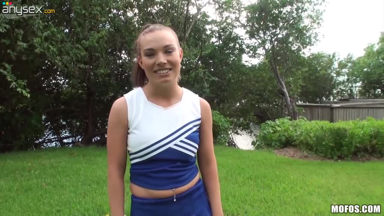 Playful teen in cheerleader uniform Tiff Bannister is fucked in POV video Free Porn Videos | ePornAny.