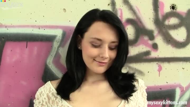 Pretty brunette Simone wears short pink dress and masturbates with a dildo outdoors Free Porn Videos | ePornAny.