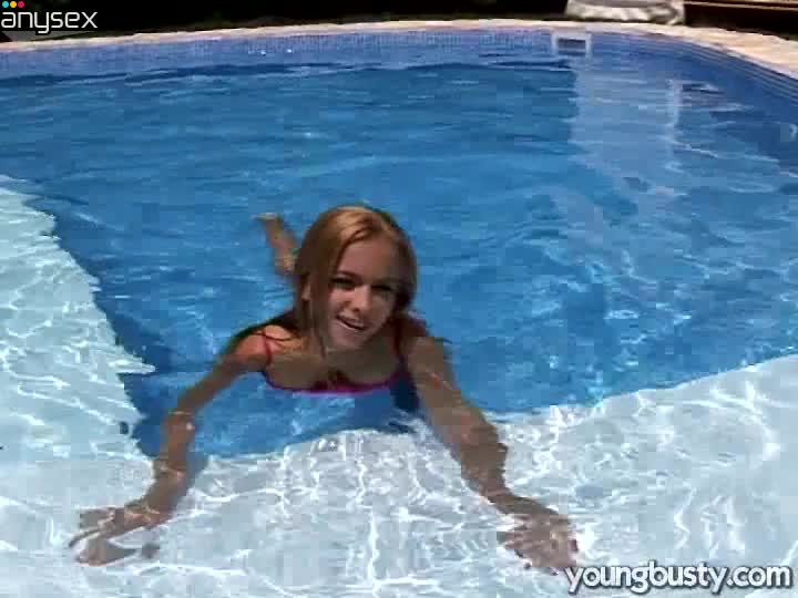 All wet sexy blondie Stella gives a solid blowjob for cum in the pool Free Porn Videos | ePornAny.