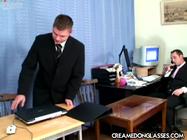 Four eyed office assistant Helena blows two cocks Free Porn Videos | ePornAny.