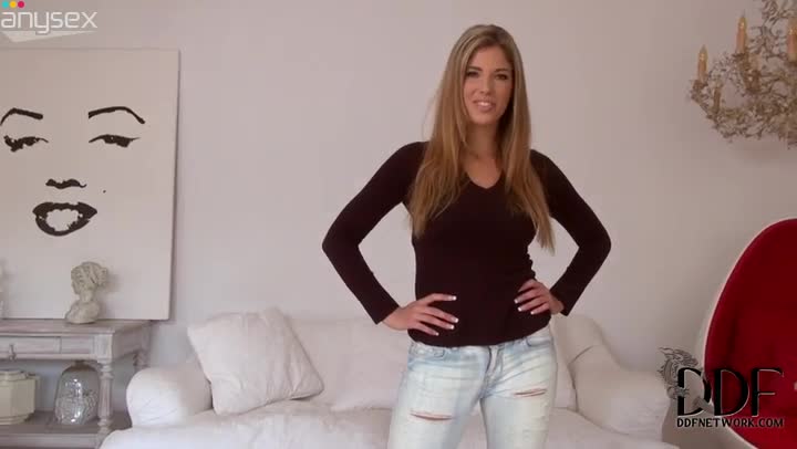 Bootylicious straight haired cutie demonstrates her sweet boobs and smooth ass Free Porn Videos | ePornAny.