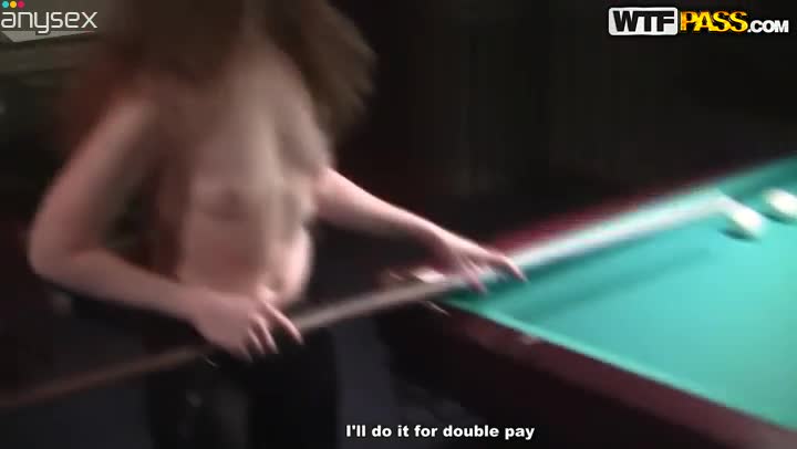 Naughty slut  serves two guys  near the billiard table Free Porn Videos | ePornAny.