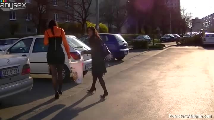 Gorgeous brunette sluts go crazy in public Free Porn Videos | ePornAny.