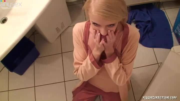 Straight haired horny blondie sucks a dick and gets facial in the bathroom Free Porn Videos | ePornAny.