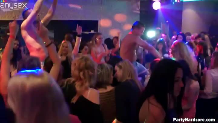 Clubbing horny bitches jump onto the stage for sucking the stripper's dick Free Porn Videos | ePornAny.