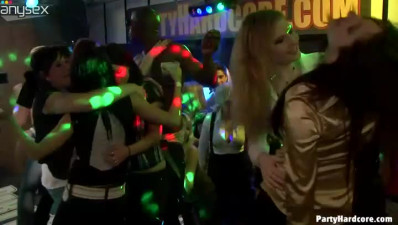 Furious sluts get fucked up in doggy pose during hen party