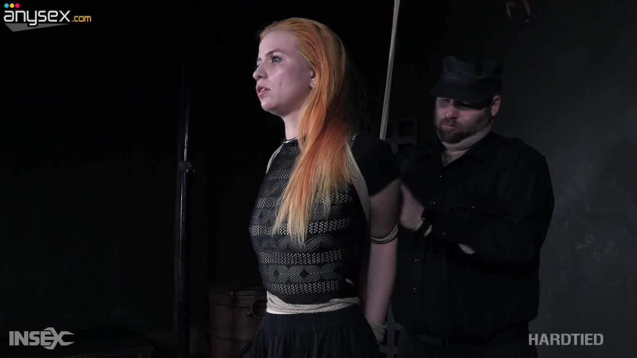 Tied up red haired whore Alani Pi gets punished int he dark BDSM room Free Porn Videos | ePornAny.