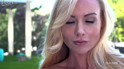 Bitchy blonde Kayden Kross is fucked hard and fed with sperm