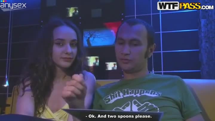 Talkative brunette seduces a man in the club for winning his tool Free Porn Videos | ePornAny.