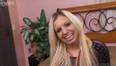 Busty blonde Whitney Fears agrees to give a blowjob on camera