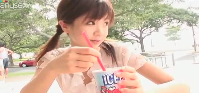 Elegant Japanese angel Aki Hoshino eats ice cream in the park Free Porn Videos | ePornAny.