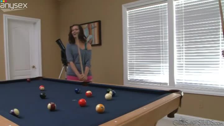 Crissy Moon and Tyler Hunt play pool and have oral sex Free Porn Videos | ePornAny.