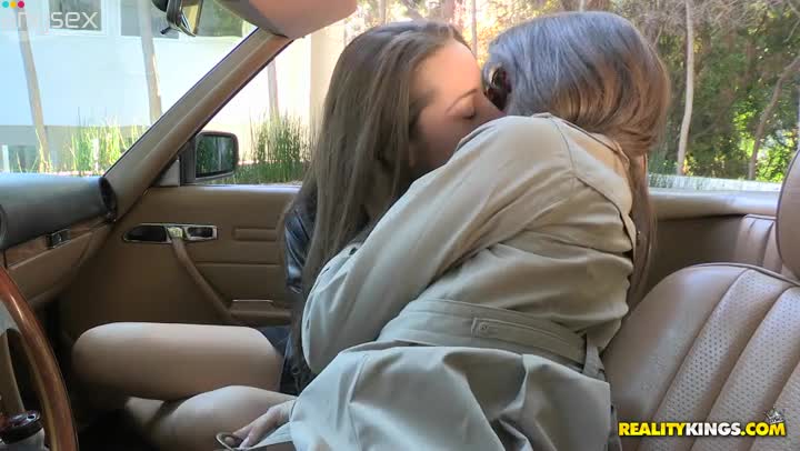 Brown haired sweetie Malena Morgan has a lesbo foreplay in the cabrio Free Porn Videos | ePornAny.