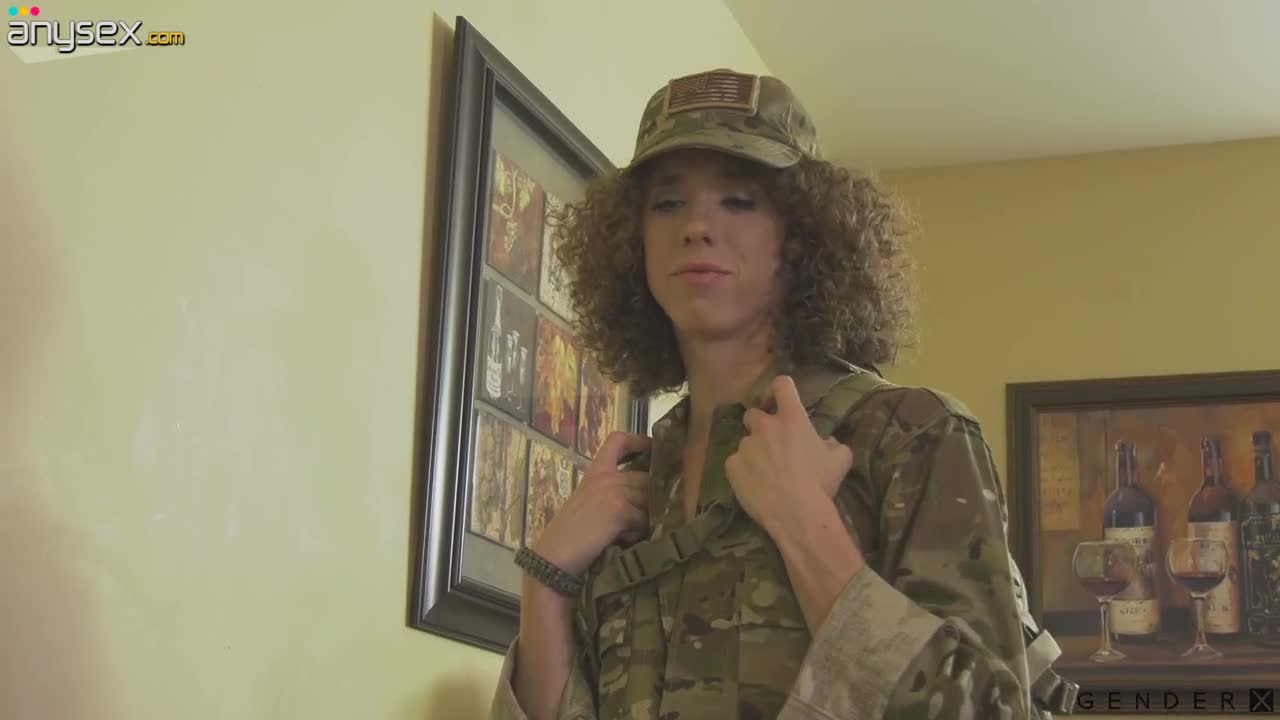 Tranny in military uniform Lily Demure is fucked by brutal boyfriend Free Porn Videos | ePornAny.