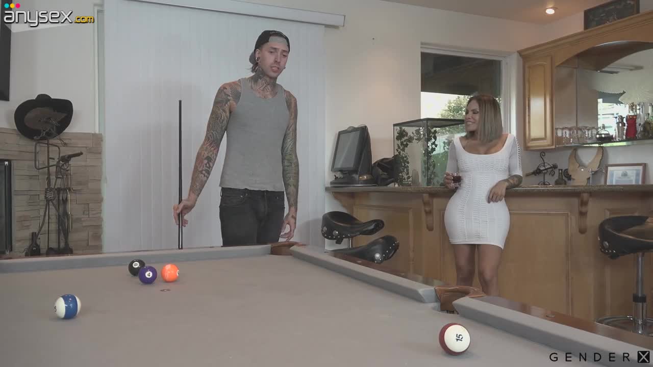 Hot transsexual milf TS Foxxy seduces one kinky tattooed guy Free Porn Videos | ePornAny.