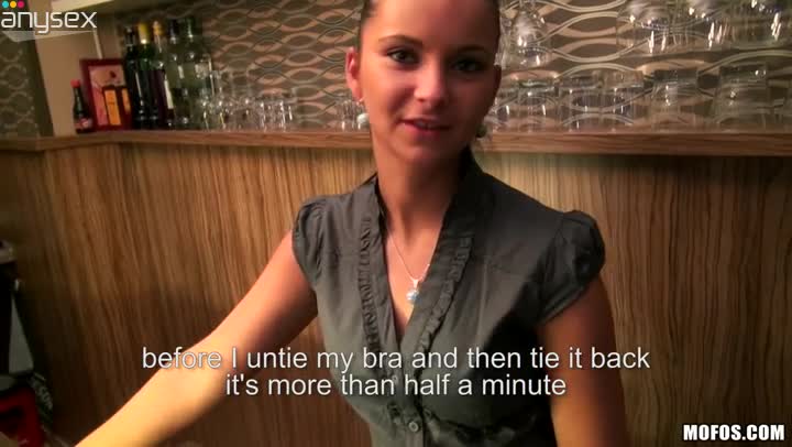 Greedy waitress Marie Getty sucks a stiff cock for money Free Porn Videos | ePornAny.