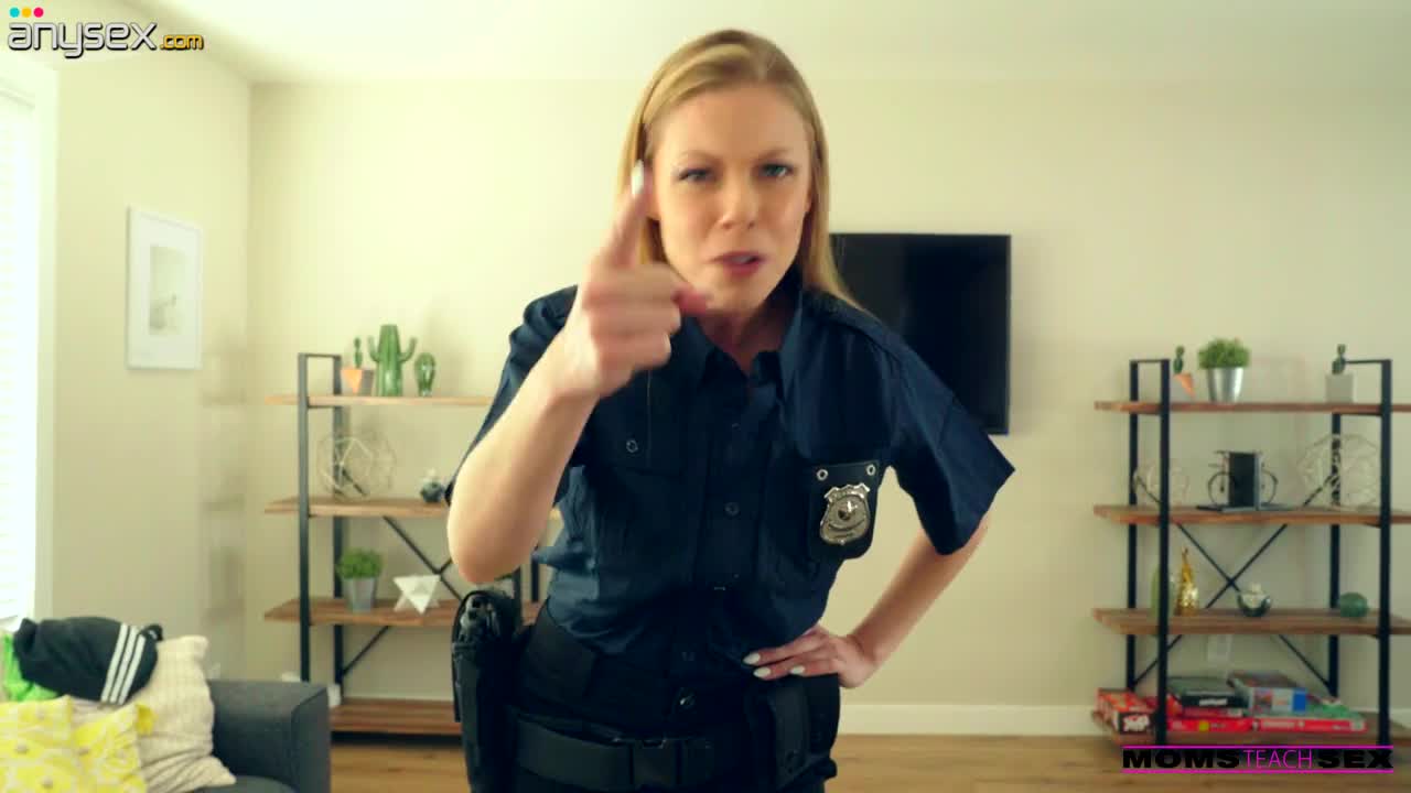 Super sexy cop mom in uniform Britney Amber is fucked by cuffed stepson Free Porn Videos | ePornAny.