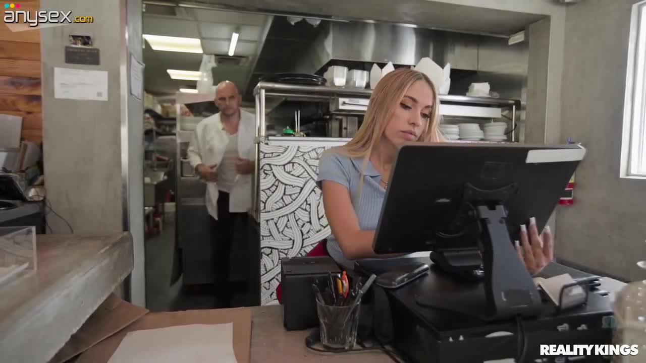 Jmac Analizes Sexy Slim Blonde Waitress In the Public Kitchen In Front Of Other Cafe Staff Free Porn Videos | ePornAny.