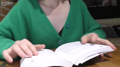 Bored student is willing to take some big cock instead of reading