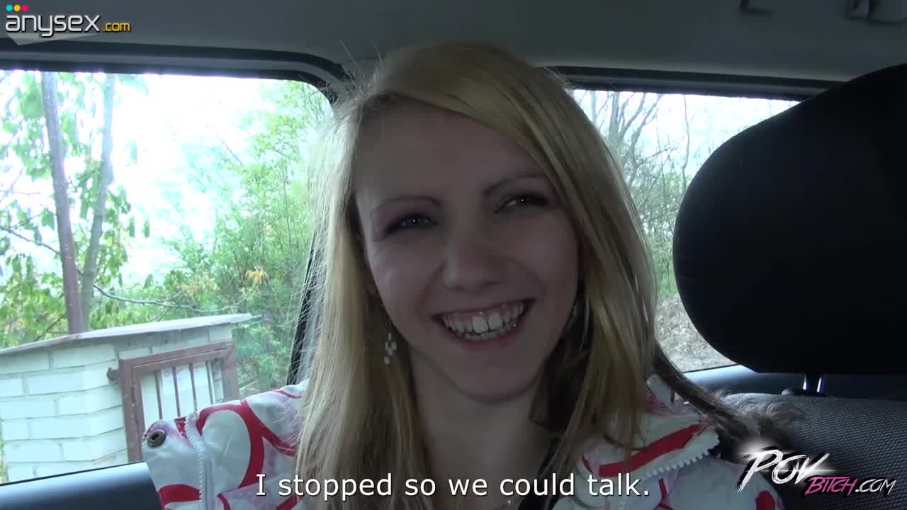 Toothy blond chick Beatrix Glover gives a blowjob in the car Free Porn Videos | ePornAny.